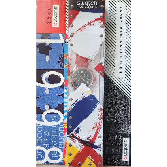 Swatch GO JUMP X-lite Aluminum watch YES4001 New in box papers and battery - Picture 11 of 12